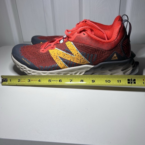 New Balance Fresh Foam Hierro v6 trail running-Orange/ Red 12.5 Men's - Picture 10 of 10